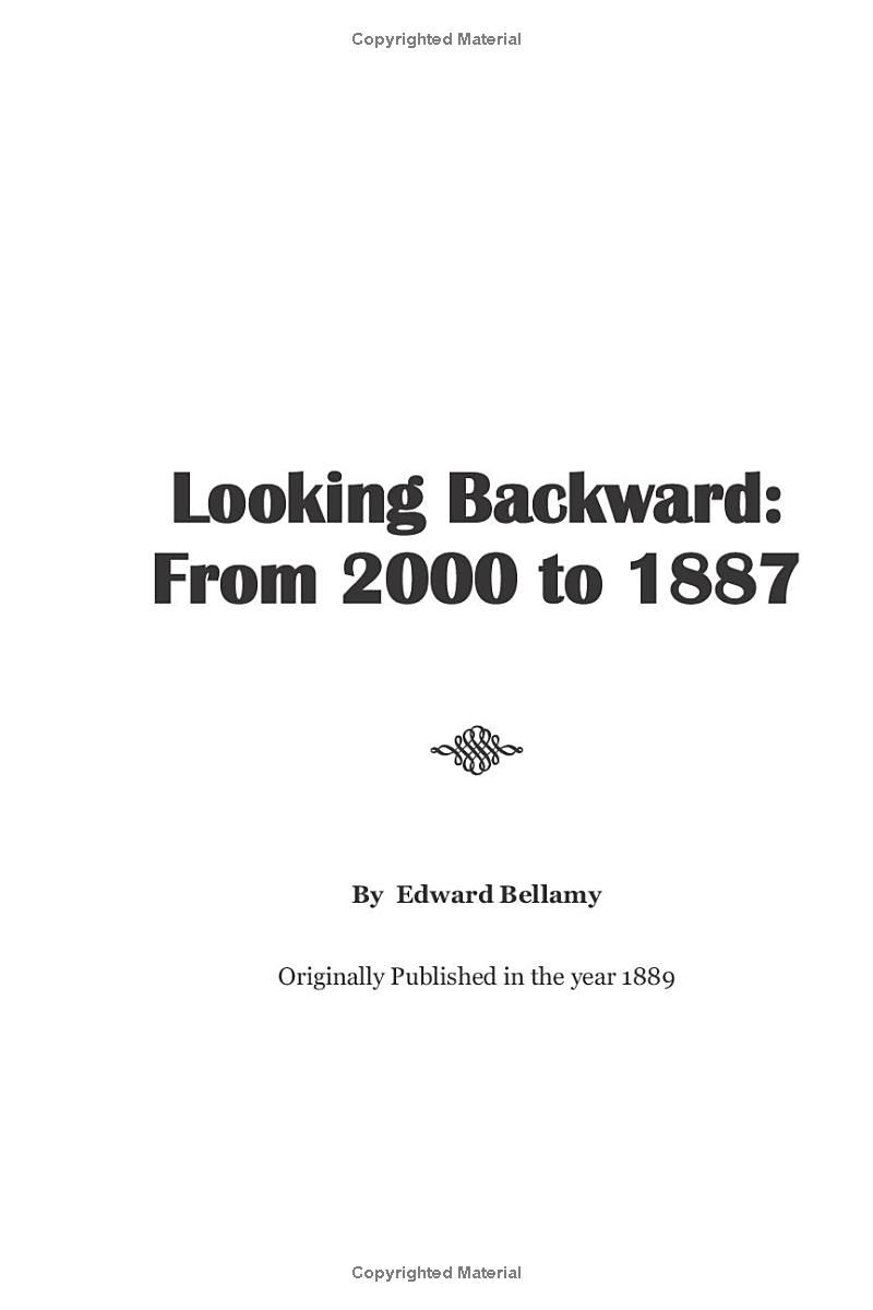 Looking Backward: 2000 to 1887